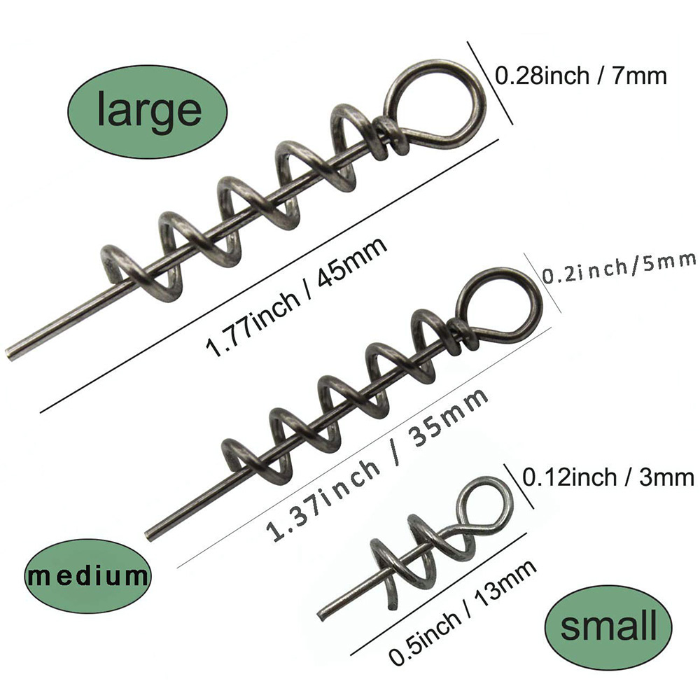 30pcs Stainless Steel Spring L - огляд і ціна Fishing Lure Accessories
