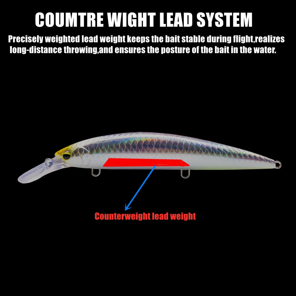 GREENSPIDER Heavy Weight Minno - огляд і ціна Fishing Lure Jerkbait